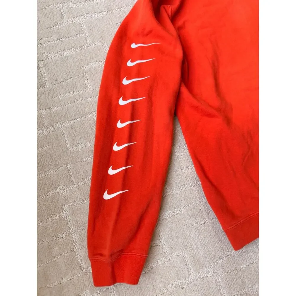 Nike Air Graphic Pullover Hoodie Mens Spell Out Swoosh Box Logo
